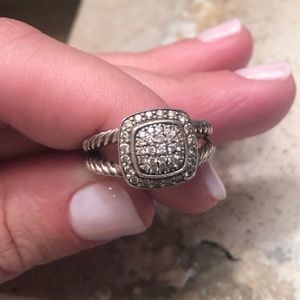 David Yurman Petite Albion Ring with Diamonds